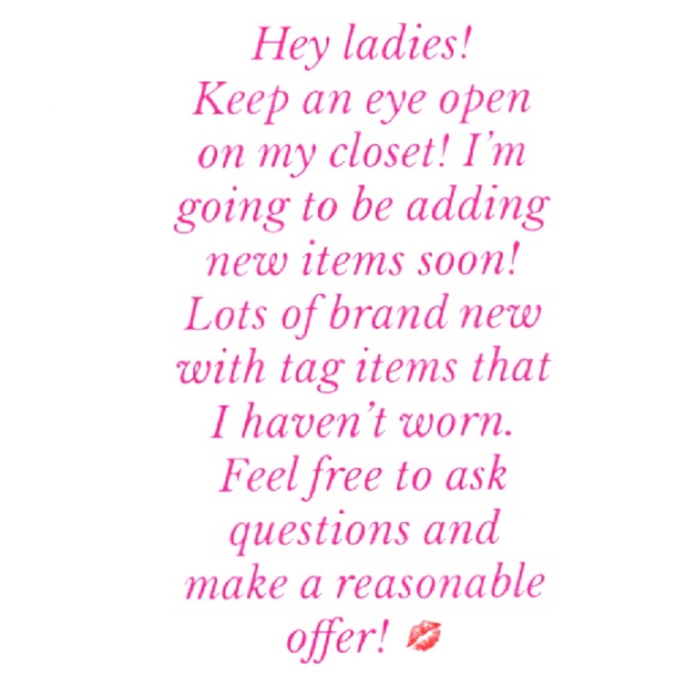 Welcome to my closet!